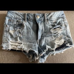 American Eagle distressed shorts